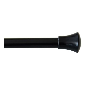 GARDINSTANG HASTA VEGA SVART 130-240CM