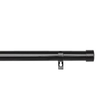 GARDINSTANG KIRSCH SCALA SETT 210-380CM Ø28MM SVART