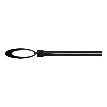 GARDINSTANG HASTA BOSTON 120-210 CM SVART