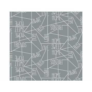 VOKSDUK D-C-FIX MONTE CARLO CREDO SØLV 140X180CM