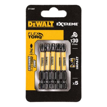 TORSJONBITS DEWALT DT7398T-QZ T30 57MM 5STK