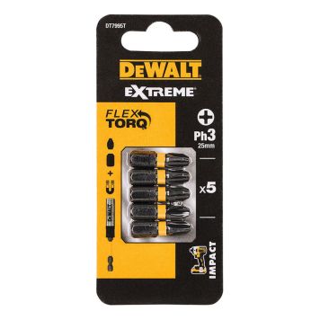 TORSJONBITS DEWALT DT7995T-QZ PH3 25MM 5STK