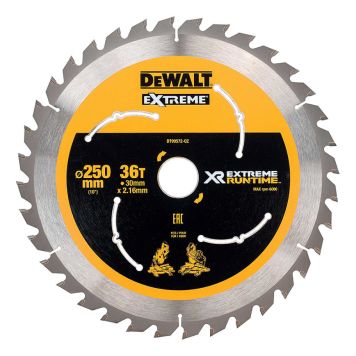 SAGBLAD DEWALT DT99572-QZ 36T 250X30MM