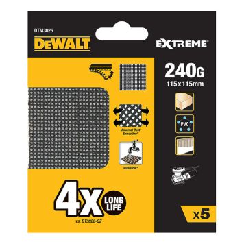 SLIPENETT DEWALT DTM3025-QZ 1/4 K240 115MM 5 STK