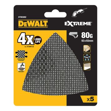 SLIPENETT DEWALT DETALJ DTM3092-QZ K80 93MM 5 STK