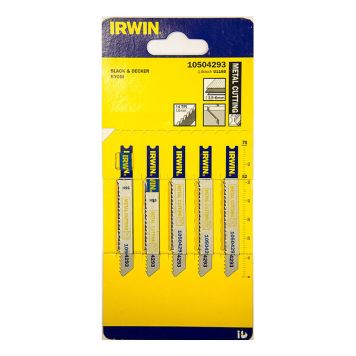 STIKKSAGBLAD IRWIN HSS U 12TPI TIL METALL 5STK