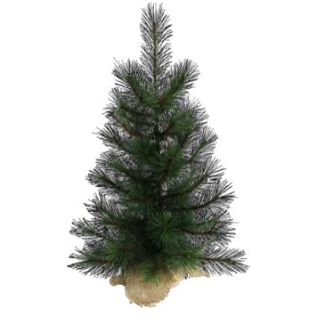 KUNSTIG JULETRE LYX 60CM GRØNN