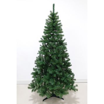 KUNSTIG JULETRE INKL. PLASTFOT 210 CM GRØNN