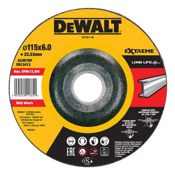 SLIPESKIVE DEWALT DX7921-AE EXTREME METALL 115X6MM