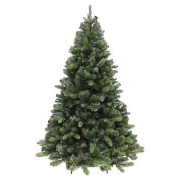 KUNSTIG JULETRE LYX U/LYS 210CM GRØNN