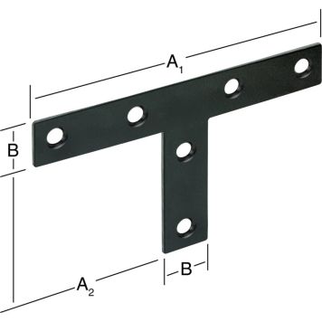 HULLPLATE VORMANN 70X16MM SVART