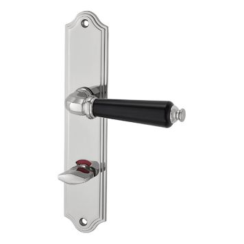 INNERDØRHÅNDTAK MILLERS THIEL KROM SVART WC 120MM