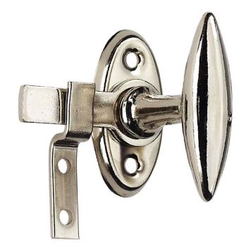 VINDUSKNAPP MILLERS 801 MED HAKE 40MM KROM