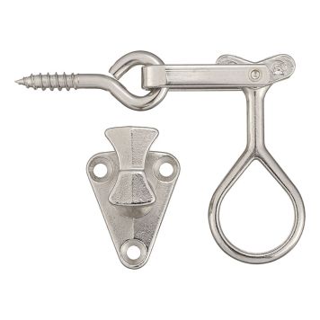 VINDUSLÅSER MILLERS 180 MED HAKE FORNIKLET