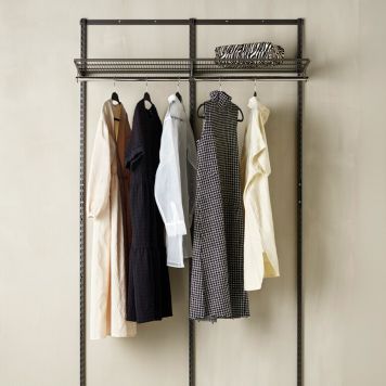 STARTKIT ELFA CLICK-IN SYSTEM 2X60CM GRAFITT