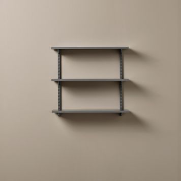 HYLLESYSTEM KIT ELFA PLUGG-INN GRAFITT