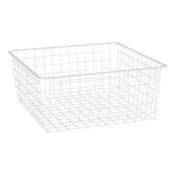 TRÅDKURV ELFA 427X427X185MM HVIT