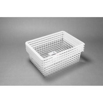 TRÅDKURV ELFA 605X430X185MM HVIT 4PK