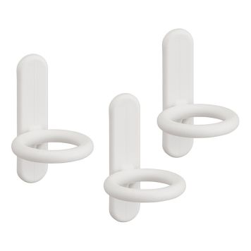 KROKER ELFA FAST CIRCLE 3-PAKNING HVIT