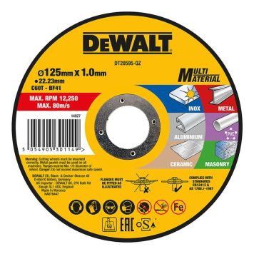 KAPPESKIVE DEWALT MULTIMATERIAL 125X1MM