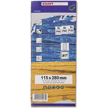 SANDPAPIR CRAFTOMAT BÅNDSLIPEPAPIR 280X115MM K40-120