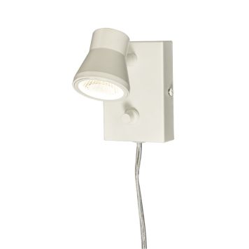 VEGGLAMPE ANETA LIGHTING PLUTO LED DIMBAR HVIT