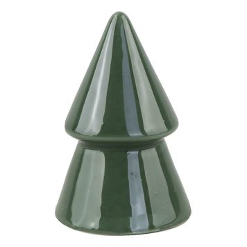 JULEDEKORASJON JULETRE 8CM GRØNN