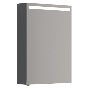 SPEILSKAP SCANBAD TOP GRÅ MATT 50CM