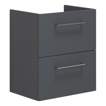 SERVANTSKAP SCANBAD MULTO GRUND MED UTSKJÆRING FOR VEGGAVLØP GRÅ MATT 50CM