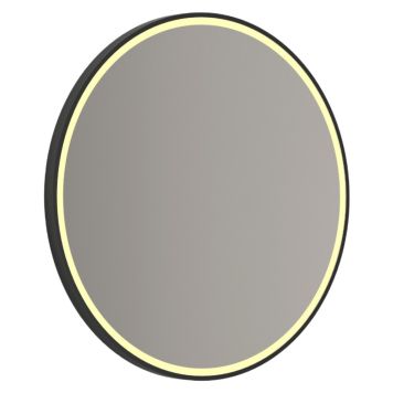 SPEIL SCANBAD AURA MED LED BELYSNING Ø75CM SVART