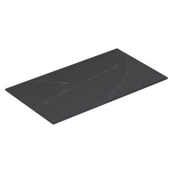 BENKEPLATE SCANBAD SILESTONE CHARCOAL SOAPSTONE 80CM