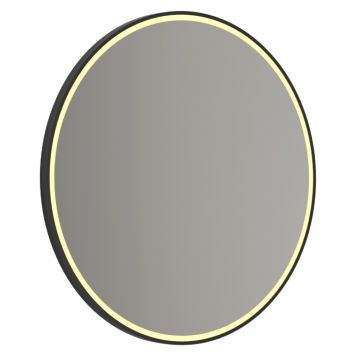 SPEIL SCANBAD AURA MED BELYSNING Ø90 SVART