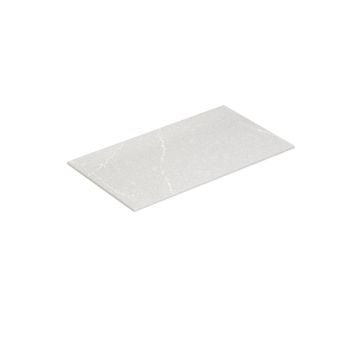 BENKEPLATE SCANBAD SILESTONE DESERT SILVER 80CM