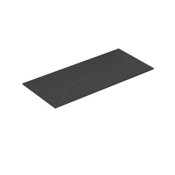 BENKEPLATE SCANBAD SILESTONE CHARCOAL SOAPSTONE 100CM