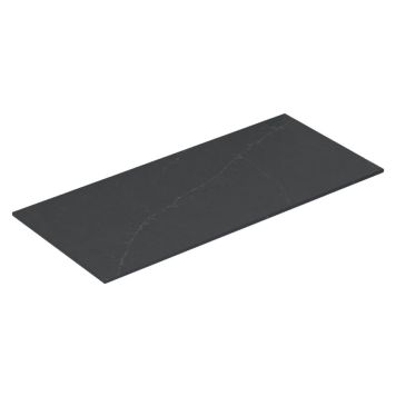 BENKEPLATE SCANBAD SILESTONE CHARCOAL SOAPSTONE 100CM
