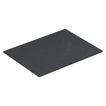 BENKEPLATE SCANBAD SILESTONE CHARCOAL SOAPSTONE 60CM