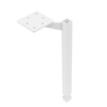 MØBELBEN SCANBAD 204-244MM CLASSIC HVIT