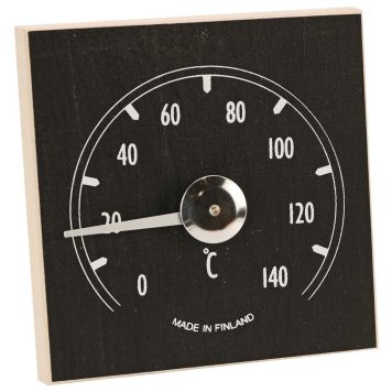 BADSTUETERMOMETER SAUNIA SVART 