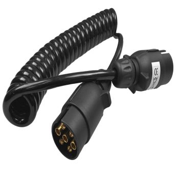TILHENGERKABEL BGU CONCEPT 7 POLET SVART