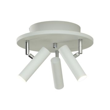 TAKSPOT ANETA ARTIC RUND 3-LYS HVIT 3 X 6W LED