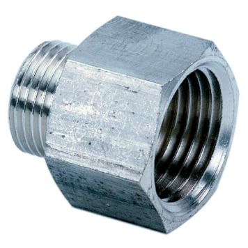 MUFFE EZZE MESSING 3/4" X1/2" KROM