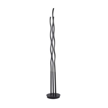 GULVLAMPE WAVE 150CM SVART