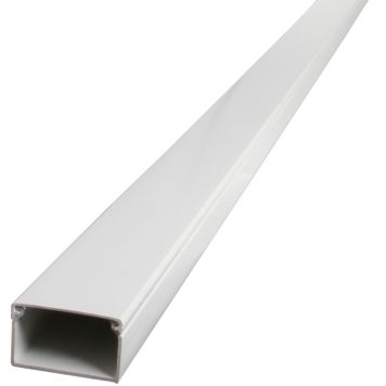 KABELKANAL REV 30X15 MM 2 M HVIT 9 STK
