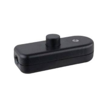 LEDNINGSBRYTER REV RITTER MED LYS 2,5 A SVART