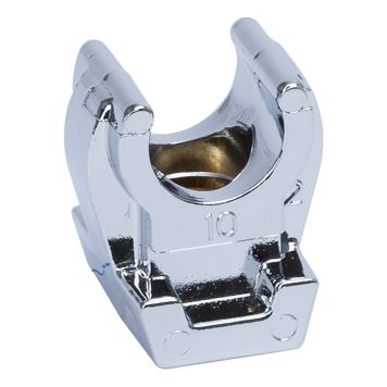 RØRKLAMMER GELIA PLAST Ø10MM KROM 4-PAKNING