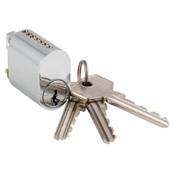 LÅSESYLINDER JASA OVAL MESSING 5520 X 2PK