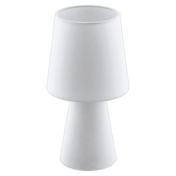 BORDLAMPE EGLO CARPARA 34 CM HVIT 2X5,5 W L