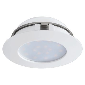 LED-INNBYGNINGSSPOT EGLO PINEDA PINEDA 1X12 W 102 MM HVIT