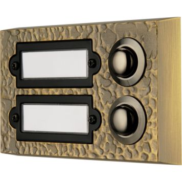 DØRKLOKKE REV BRONZE 98X62X13 MM