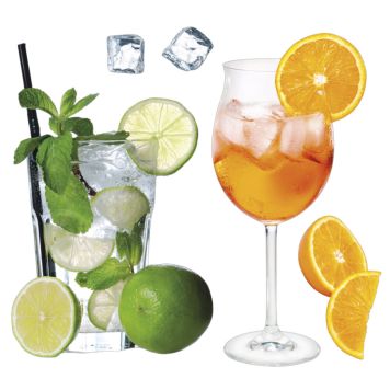 FOTOTAPET KOMAR COCKTAILS 31X31CM